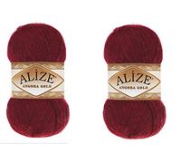 Alize Angora Gold Lot de 2 pelotes de fil à tricoter turc à la main 200 g 1204 m 200 g