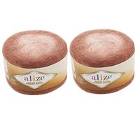 Alize Angora Gold Ombre Batik 2skn 20 % laine 80 % acrylique - 300 g - 1805 m - Fil à tricoter à la main (7302)