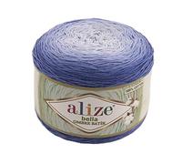 Alize Bella Ombre Batik 100 % coton 1 grosse pelote 250 g 900 m Toutes les couleurs (7407)