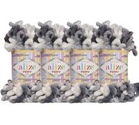 Alize Lot de 4 pelotes de laine pour couverture de bébé - 400 g - 100 % micropolyester - Fil à tricoter à la main (5925)