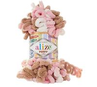 Alize Lot de 4 pelotes de laine pour couverture de bébé - 400 g - 100 % micropolyester - Fil à tricoter à la main (6046)