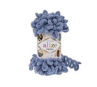 Alize Lot de 5 écheveaux de laine pour couverture de bébé - 500 g - 100 % micropolyester - Fil à tricoter doux pour couverture de bébé - Fil à tricoter super épais et épais (374)