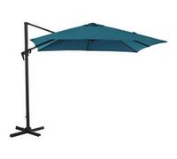 Alizé - Parasol déporté carré en aluminium 3x3m Roma bleu Bleu G
