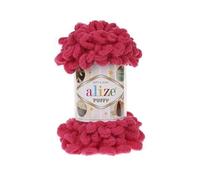 Alize Puffy Baby Fil Big Loop Blanket 100% Micropolyester Laine Douce Chaque Pelote 100g 9m - 149 Fuchsia