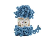Alize Puffy Baby Grande pelote de laine pour couverture en boucle douce 100% micropolyester 100 g 9 m - 294 Pétrole