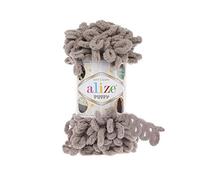 Alize Puffy Baby Lot de 3 pelotes de laine douce 100 % micropolyester 100 g 9 m