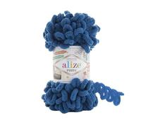 Alize Puffy Baby Pelote de laine douce 100 % micropolyester 100 g 9 m Bleu pétrole 646
