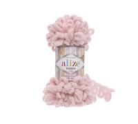 Alize Puffy Baby Pelote de laine douce 100 % micropolyester 100 g 9 m - Poudre 161