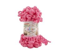 Alize Puffy Baby Pelote de laine douce 100 % micropolyester 100 g 9 m Rose vif