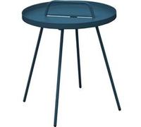Alizé - Table basse en acier Flower 44 cm bleu Bleu