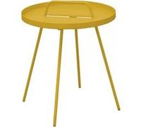 - Table basse en acier Flower 44 cm miel