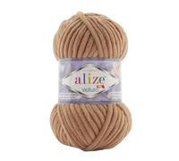 Alize Velluto - 100 g - Micro-polyester - Fil en peluche doux et velouté pour tricot et crochet - Laine moelleuse pour couvertures, coussins, amigurumi et vêtements (429)