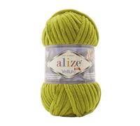 Alize Velluto Lot de 5 pelotes de fil pour couverture de bébé 100 % micropolyester 340 m 500 g Poids du fil : super volumineux (Pistache 11)