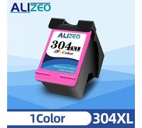 Alizeo 304 cartouche d'encre Compatible pour HP304 pour HP 304XL Deskjet ENVY Officejet 2600 2630 3723 3724 3730 3732 3752 3755 3758-1 pièce Couleur