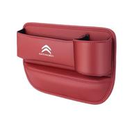 ALJLA Organisateur Cuir Premium pour Interstice De Siège Auto pour Citroën C3 2002-2009 FC, Boîte De Rangement Anti-Chute Téléphone Clés Monnaie, Console Avant/Arrière,Co-Pilot-D