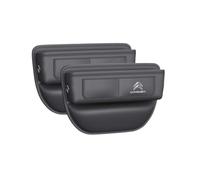 ALJLA Organisateur Cuir Premium pour Interstice De Siège Auto pour Citroën C5 Aircross 2017-2025 A8, Boîte De Rangement Anti-Chute Téléphone Clés Monnaie, Console Avant/Arrière,2PCS-A
