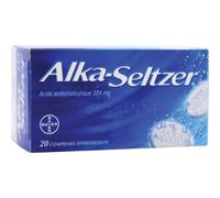 Alka Seltzer 324mg Acide Acétylsalicylique Comprimés Effervescents 20