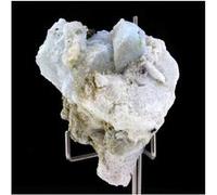 ALKALI-BERYL + TOURMALINE VERTE EN PROVENANCE D'AFGHANISTAN, DEO DARRAH - Pierre et Cristal Naturel, Collection Rare 451.5 ct - Certificat d'Authenticité Inclus 60 x 40 x 40 mm Naturel G