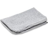 alkamto Taie d'oreiller pour coussin de voyage - De qualité supérieure - 35 x 30 x 10-8 cm - Housse grise