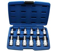 Alkan Lot de 12 douilles à six pans creux Kraft 5-22 mm 1/2"