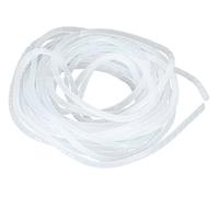 Alkan Spirale de câble transparente - Diamètre : 7,5-60 mm - 10 m | Protection de câble incolore, spirale flexible pour regroupement de câbles pour PC, bureau, atelier et maison
