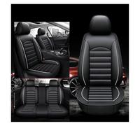 ALKANI Auto Ensembles Housses Siège, Voiture Ensembles De Housses Siège pour Nissan Titan II King Cab 2020, 2021, 2022, 2023, 2024, 2025, Housses De Siège De Voiture en Cuir Imperméable(Black+White)