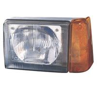 Alkar 3705013 Phare,cabochon avec feu, manuel, orange, lampe asymetrique, H4