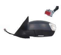 Alkar 6129134 Retroviseur complet, éléctrique, asphérique, chauffant, à peindre, rabattable electriquement, avec clignotant, avec feu de courtoisie