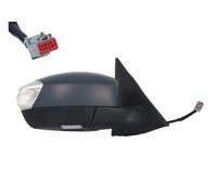 Alkar 6130134 Retroviseur complet, éléctrique, convex, chauffant, à peindre, rabattable electriquement, avec clignotant, avec feu de courtoisie