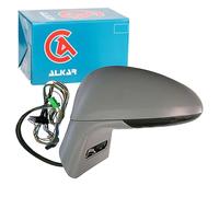Alkar 6139855 Retroviseur complet, éléctrique, convex, glace bleu, chauffant, à peindre
