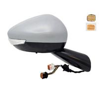 ALKAR 6142874 Rétroviseur extérieur chauffant avec capteur de température Rabattable électriquement convexe avec éclairage périphérique droit Compatible avec CITROËN C4 II Picasso C4 Spacetourer 3D