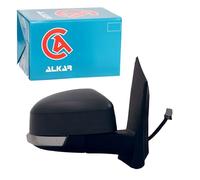 Alkar 6150401 Retroviseur complet, éléctrique, asphérique, chauffant, à peindre, rabattable electriquement, avec clignotant, avec feu de courtoisie,