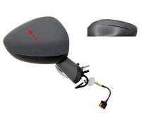 ALKAR 6156868 Rétroviseur extérieur chauffant avec capteur de température Rabattable électriquement convexe avec éclairage périphérique droit Compatible avec CITROËN C4 II 5 portes B7, NC