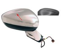 ALKAR 6162868 Rétroviseur extérieur chauffant avec mémoire avec capteur de température Rabattable électriquement convexe avec éclairage périphérique droit Compatible avec CITROËN C4 II 5 portes B7, NC