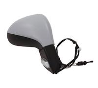Alkar 6165284 Retroviseur complet, mécanique, convex, sonde temp, à peindre, avec clignotant, Noir (Black)