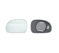 ALKAR 6471300 Miroir de rétroviseur chauffant teinté en bleu asphérique gauche Compatible avec PEUGEOT 406 Berline 8B 406 Coupé 8C 406 Break 8E/F