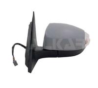 Alkar 9229375 Miroir asphérique chauffant électrique pliable avec clignotant/lumière de courtoisie