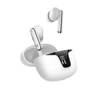 alkaya A Buds Quantum Sound casque d'écoute Bluetooth avec affichage de l'état de charge blanc (BH-30002)