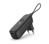 Alkaya Banque d'alimentation 2 en 1 5000 mAh avec prise murale UE pliable, charge super rapide USB-C 22 W, indicateur de pourcentage LED, seulement 157 g, batterie externe portable pour bureau, voyage