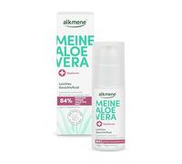 alkmene Liquide pour le visage à l'aloe vera avec de l'acide hyaluronique 50 ml - Gel d'aloe vera pour le visage pour peaux normales à sèches - Crème hydratante végétalienne - Crème pour le visage à