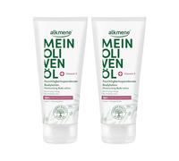 alkmene Lot de 2 lotions pour le corps pour peaux sèches 200 ml - 100 % confirment la réduction de la sensation de tension - Lotion corporelle pour homme et femme à l'huile d'olive - Lotion hydratante