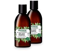 Alkmene Lot de 2 shampoings anti-graisse bio pour cheveux gras 250 ml