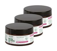 alkmene Lot de 3 crèmes intensives pour peaux sèches - 200 ml - 95 % confirment les peaux intenses - Crème pour peau sèche à l'huile d'olive - Crème hydratante pour le corps hommes et femmes - Crème