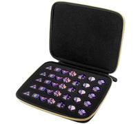 ALKOO Boîte de 35 dés, support de rangement DND, organiseur MTG, affichage D&D