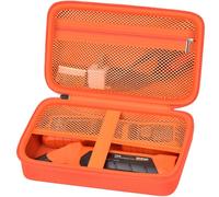 ALKOO Étui compatible avec Klein Tools ET310 AC Circuit Finder et testeur de sortie GFCI intégré, avec poche intérieure en maille pour accessoires, orange, léger