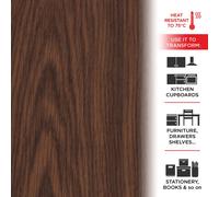 Alkor 3800040 Film adhésif pour meubles, aspect chêne rustique, 45 cm x 2 m