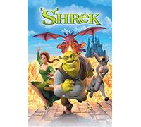 ALKOY Puzzle 1000 Pièces Pour Adultes, Affiches de Film Shrek, Puzzle Pour Enfants, Ensembles de Puzzle Pour La Famille | Jeu Éducatif