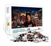 ALKOY Puzzles 1000 Pièces Pour Adultes Michael Jackson Puzzles Ensemble Pour Adultes Jouets Cadeau Pour La Maison Décoration Murale 38X26Cm
