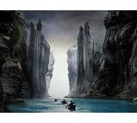 ALKOY Puzzles 1000 Pièces,Seigneur Des Anneaux Argonath Communauté de L'Anneau -Puzzle Pour Adultes Enfants, 75X50Cm Pour Famille Et Amis, Décorations Pour La Maison