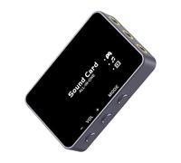 Alksubbm Adaptateur audio USB Carte son Station d'accueil à puce avancée pour amplification et optimisation du casque Carte dynamique